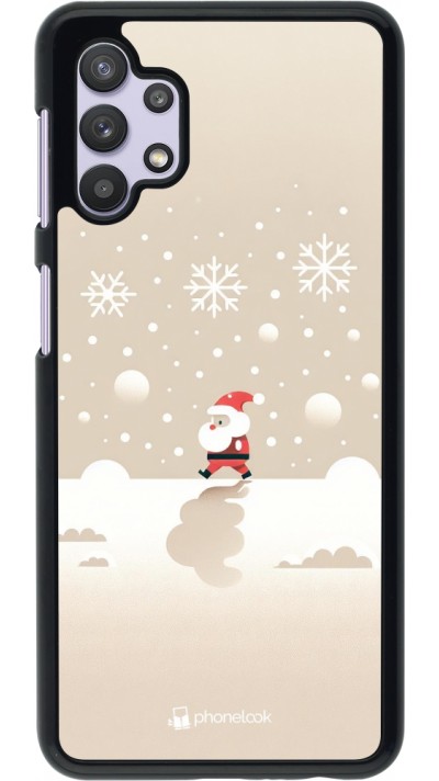 Samsung Galaxy A32 5G Case Hülle - Weihnachten 2023 Minimalistischer Weihnachtsmann