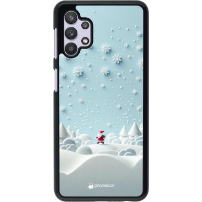 Samsung Galaxy A32 5G Case Hülle - Weihnachten 2023 Kleiner Vater Schneeflocke