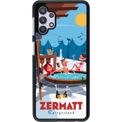 Samsung Galaxy A32 5G Case Hülle - Zermatt Mountain Jacuzzi