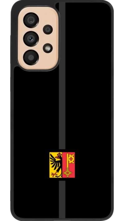 Samsung Galaxy A33 5G Case Hülle - Silikon schwarz Kanton GE schwarz