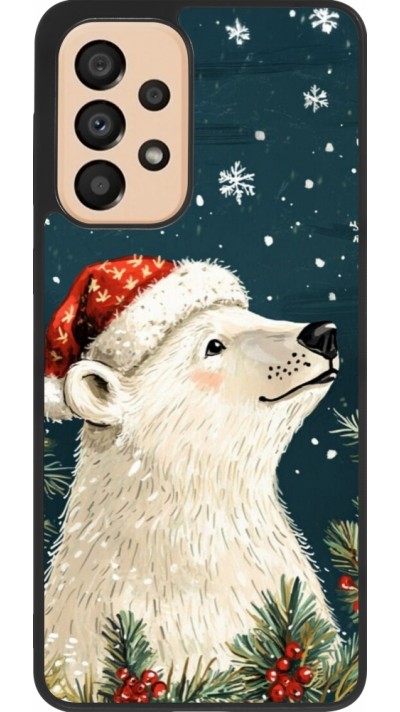 Coque Samsung Galaxy A33 5G - Silicone rigide noir Christmas 25 Bear
