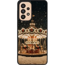Samsung Galaxy A33 5G Case Hülle - Silikon schwarz Christmas 25 Carousel