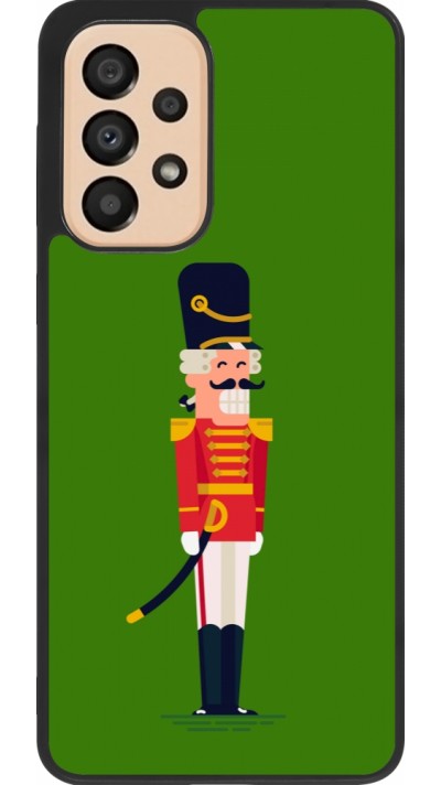 Samsung Galaxy A33 5G Case Hülle - Silikon schwarz Christmas 25 Nutcracker Green
