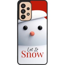 Samsung Galaxy A33 5G Case Hülle - Silikon schwarz Christmas 25 Xmas Snowman