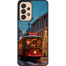 Samsung Galaxy A33 5G Case Hülle - Silikon schwarz Christmas 25 Xmas Train