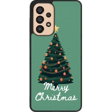 Samsung Galaxy A33 5G Case Hülle - Silikon schwarz Christmas 25 Xmas Tree