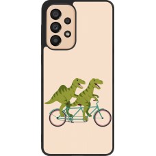 Samsung Galaxy A33 5G Case Hülle - Silikon schwarz Dinosaurs on bikes 2026