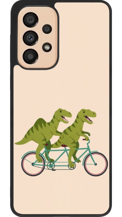 Samsung Galaxy A33 5G Case Hülle - Silikon schwarz Dinosaurs on bikes 2026