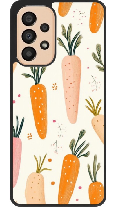 Samsung Galaxy A33 5G Case Hülle - Silikon schwarz Easter 2026 Illustration carrots