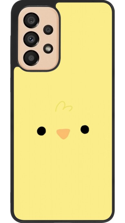 Samsung Galaxy A33 5G Case Hülle - Silikon schwarz Easter 2026 Little chicken