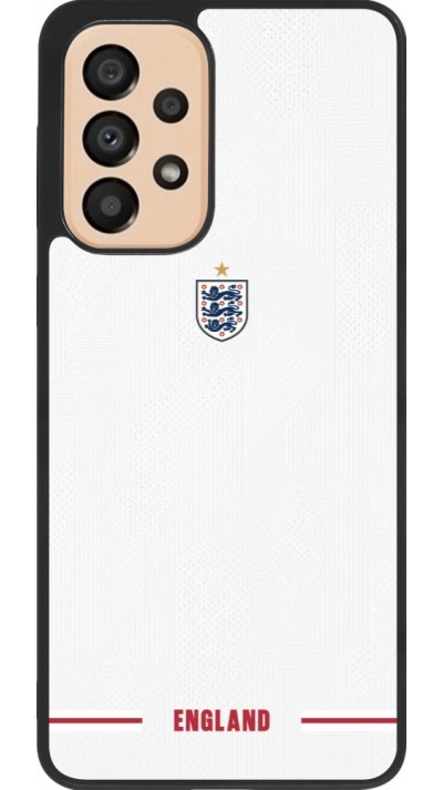 Samsung Galaxy A33 5G Case Hülle - Silikon schwarz England 2026 personalisierbares Fussballtrikot
