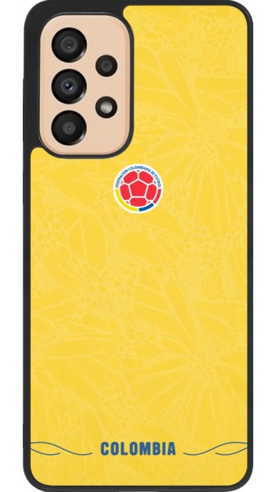 Samsung Galaxy A33 5G Case Hülle - Silikon schwarz Kolumbien 2026 personalisierbares Fussballtrikot