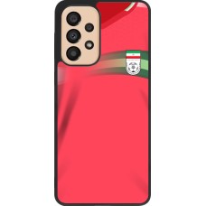 Samsung Galaxy A33 5G Case Hülle - Silikon schwarz Iran 2022 personalisierbares Fussballtrikot