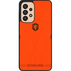 Samsung Galaxy A33 5G Case Hülle - Silikon schwarz Niederlande 2026 personalisierbares Fussballtrikot