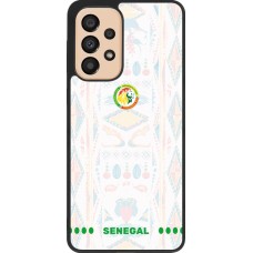 Samsung Galaxy A33 5G Case Hülle - Silikon schwarz Senegal 2026 personalisierbares Fussballtrikot