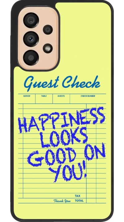 Samsung Galaxy A33 5G Case Hülle - Silikon schwarz Guest check 2026