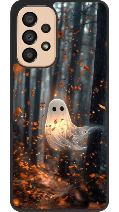 Samsung Galaxy A33 5G Case Hülle - Silikon schwarz Halloween 2025 Ghost in the forest
