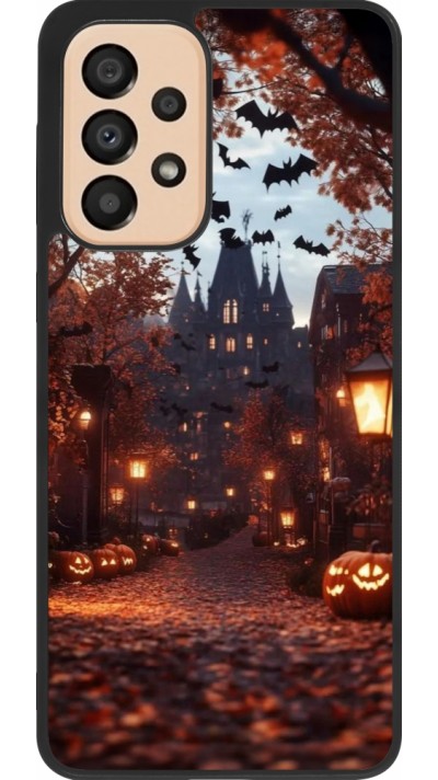 Samsung Galaxy A33 5G Case Hülle - Silikon schwarz Halloween 2025 Haunted house