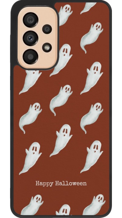 Samsung Galaxy A33 5G Case Hülle - Silikon schwarz Halloween 2025 Pattern of ghosts