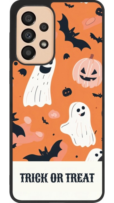 Samsung Galaxy A33 5G Case Hülle - Silikon schwarz Halloween 2025 Trick treat