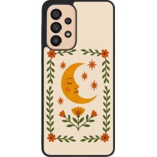 Samsung Galaxy A33 5G Case Hülle - Silikon schwarz Half moon stamp 2026