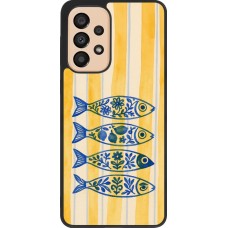 Samsung Galaxy A33 5G Case Hülle - Silikon schwarz Portuguese fish 2026