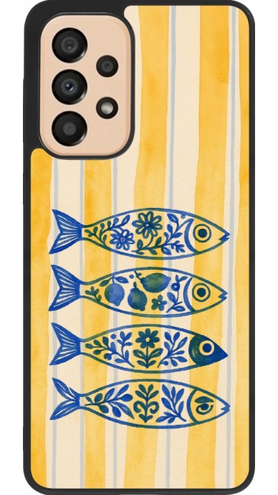 Samsung Galaxy A33 5G Case Hülle - Silikon schwarz Portuguese fish 2026