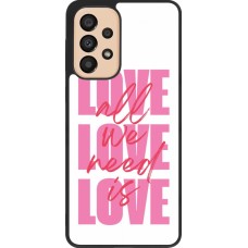 Samsung Galaxy A33 5G Case Hülle - Silikon schwarz Saint Valentines Day 26 Love all we need is