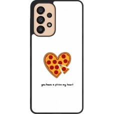 Samsung Galaxy A33 5G Case Hülle - Silikon schwarz Saint Valentines Day 26 You have my pizza heart