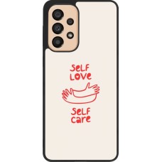 Samsung Galaxy A33 5G Case Hülle - Silikon schwarz Saint Valentines Day 26 Self love self care