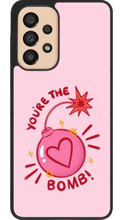 Samsung Galaxy A33 5G Case Hülle - Silikon schwarz Saint Valentines Day 26 You are the bomb
