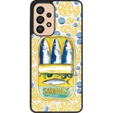 Samsung Galaxy A33 5G Case Hülle - Silikon schwarz Sardines in oil 2026