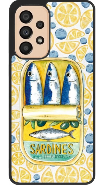 Samsung Galaxy A33 5G Case Hülle - Silikon schwarz Sardines in oil 2026