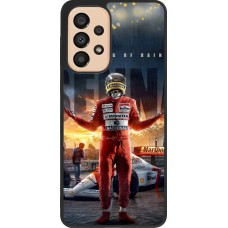 Samsung Galaxy A33 5G Case Hülle - Silikon schwarz Senna The King of Rain