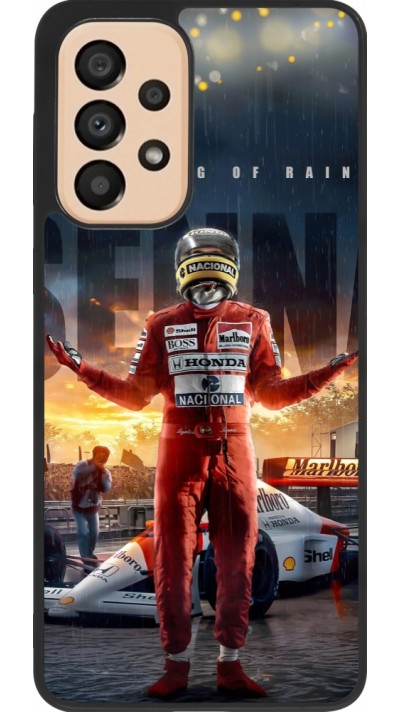 Samsung Galaxy A33 5G Case Hülle - Silikon schwarz Senna The King of Rain