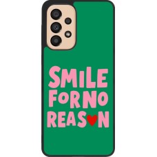 Samsung Galaxy A33 5G Case Hülle - Silikon schwarz Smile for no reason 2026