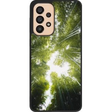 Samsung Galaxy A33 5G Case Hülle - Silikon schwarz Spring 23 forest blue sky