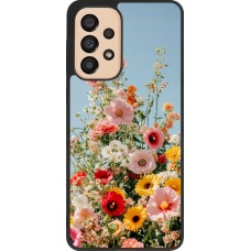 Samsung Galaxy A33 5G Case Hülle - Silikon schwarz Spring flowers Spring 2026