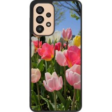 Samsung Galaxy A33 5G Case Hülle - Silikon schwarz Tulips Spring 2026
