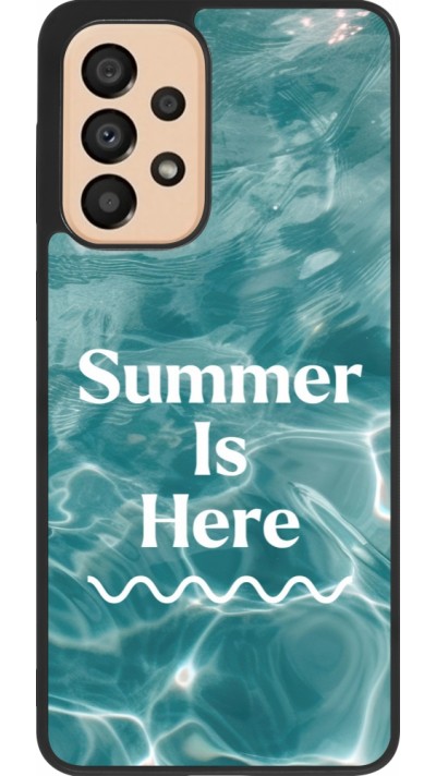 Samsung Galaxy A33 5G Case Hülle - Silikon schwarz Summer 2025 Summer is here