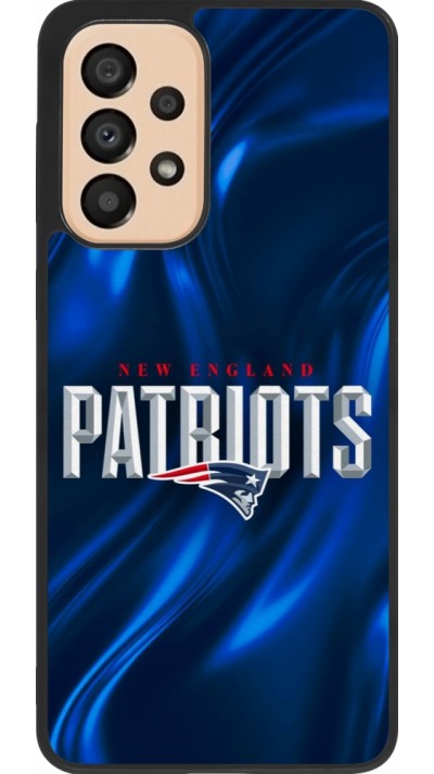 Samsung Galaxy A33 5G Case Hülle - Silikon schwarz Super Bowl 26 Patriots 2