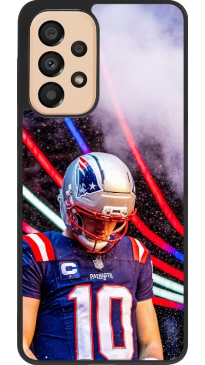 Samsung Galaxy A33 5G Case Hülle - Silikon schwarz Super Bowl 26 Patriots 3