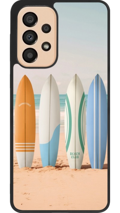 Samsung Galaxy A33 5G Case Hülle - Silikon schwarz Summer surfboard 2025