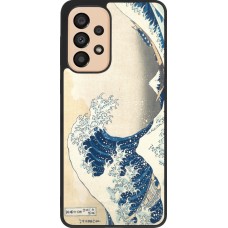 Coque Samsung Galaxy A33 5G - Silicone rigide noir Tableau art - La Grande Vague de Kanagawa - Hokusai