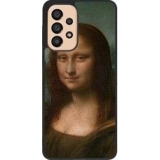 Samsung Galaxy A33 5G Case Hülle - Silikon schwarz Kunstbild - Mona Lisa - Leonardo de Vinci