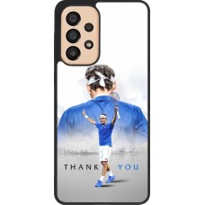 Coque Samsung Galaxy A33 5G - Silicone rigide noir Thank you Roger