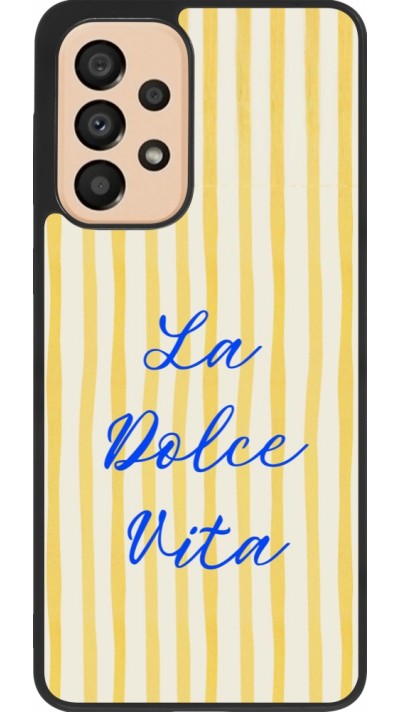 Samsung Galaxy A33 5G Case Hülle - Silikon schwarz The good life 2026