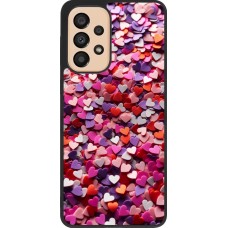Coque Samsung Galaxy A33 5G - Silicone rigide noir Valentine 2025 Confetti
