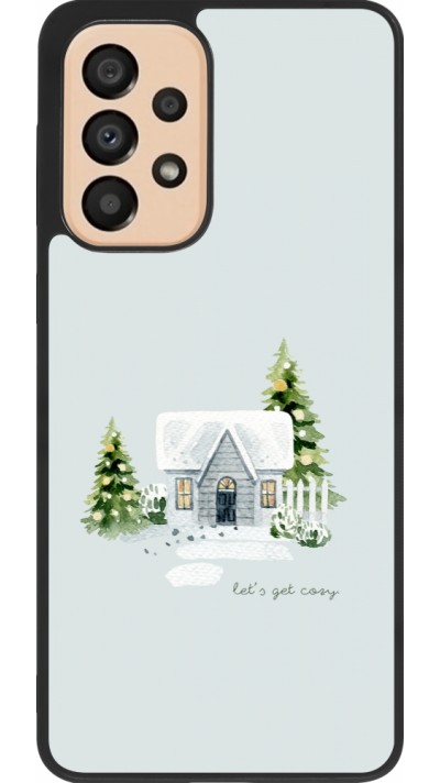 Samsung Galaxy A33 5G Case Hülle - Silikon schwarz Winter 25 Cosy House