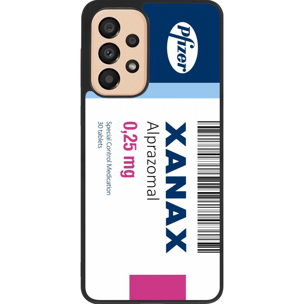 Samsung Galaxy A33 5G Case Hülle - Silikon schwarz Xanax Alprazolam 2025